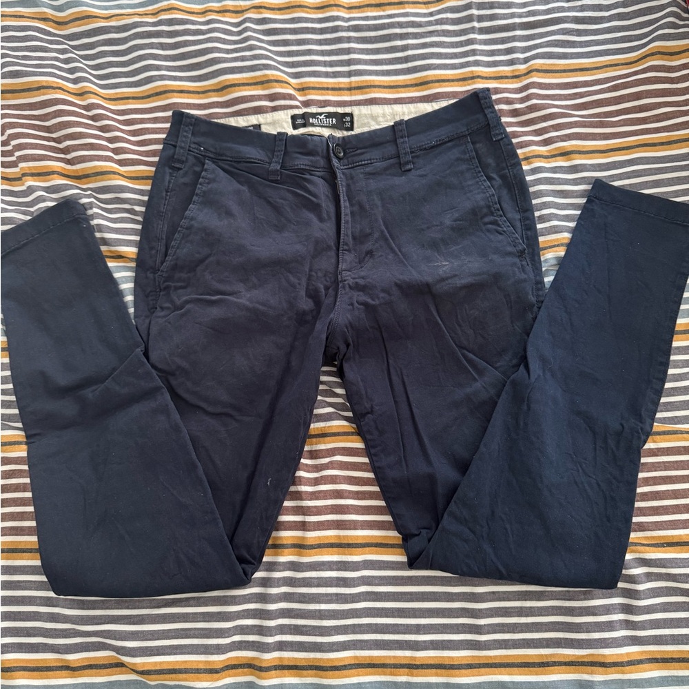 Hollister Blue Chinos Modern Fit